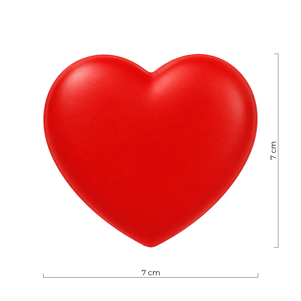 Tehnički crtež sa merama: HEART