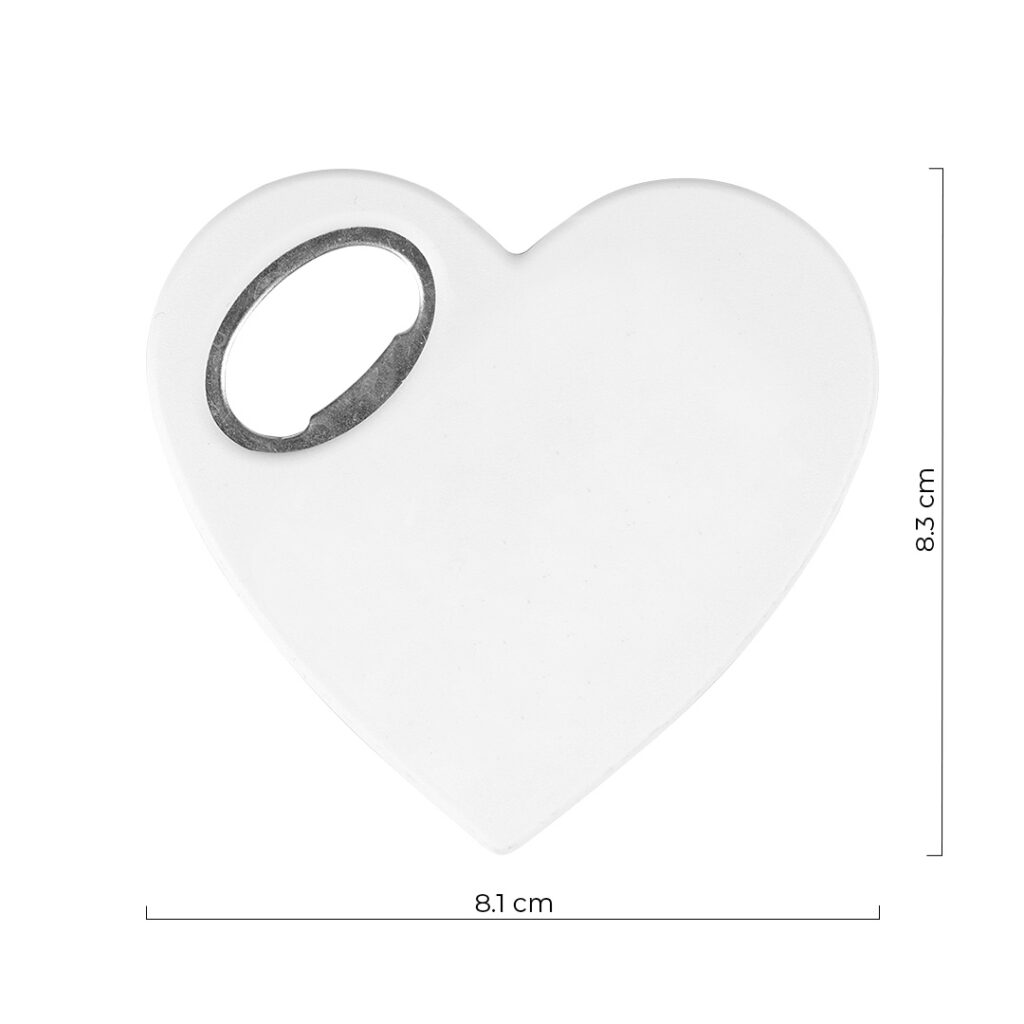 Tehnički crtež sa merama: MAGNET HEART