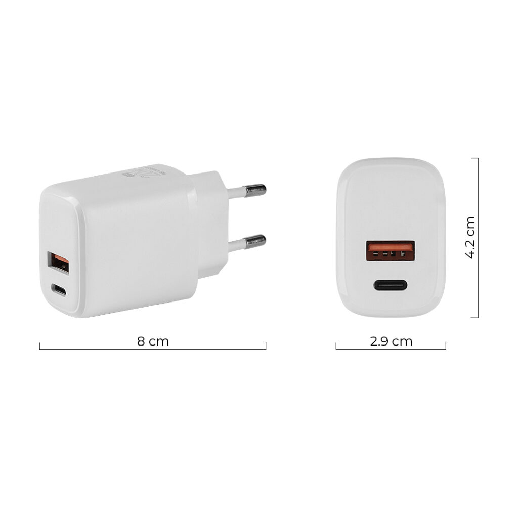 Tehnički crtež sa merama: FLUX 20W