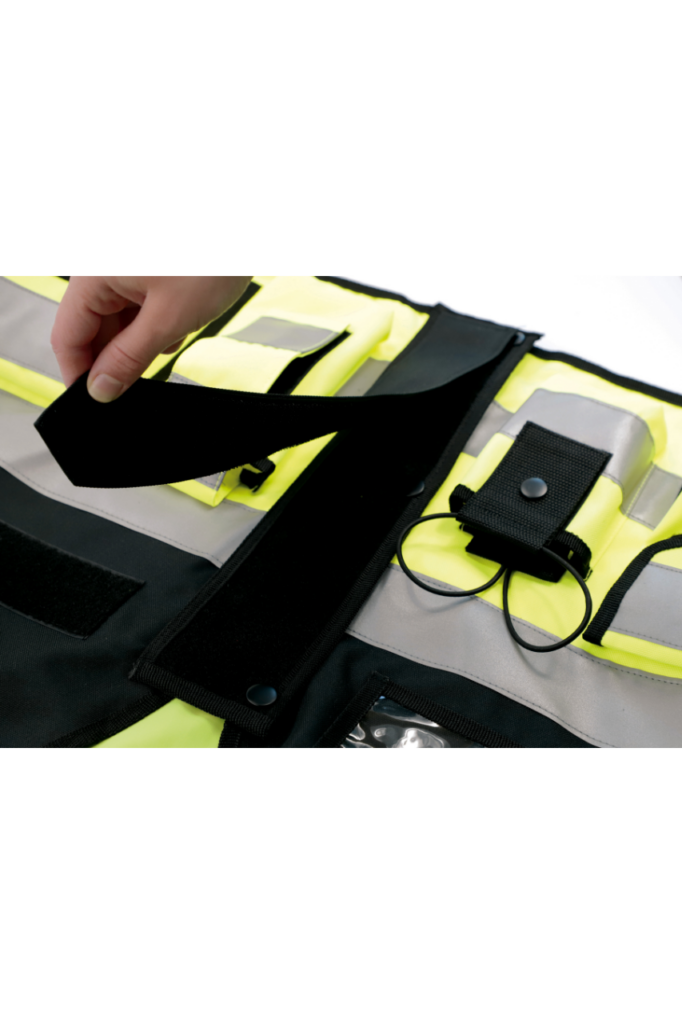 Korntex chest patch suitable for tactical vest kxtac, Crna